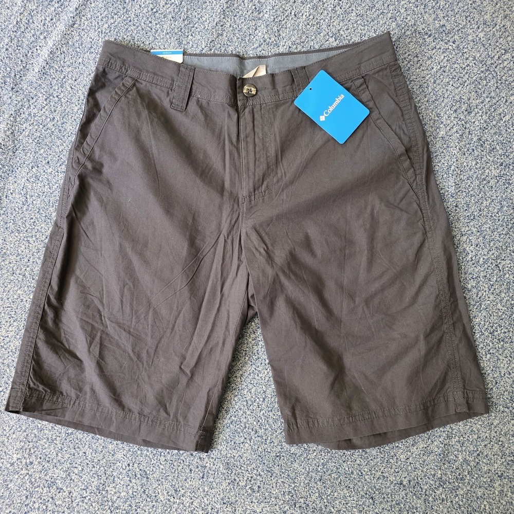 NEW WT Columbia Mens Shorts Size 30"w  10"L Dark Gray Nice!